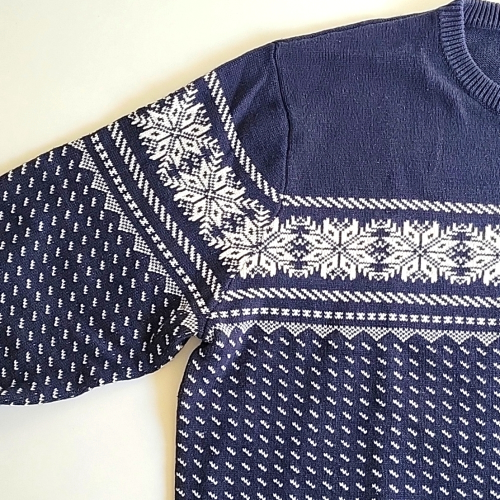 J Crew Snowflake Holiday Sweater XXL